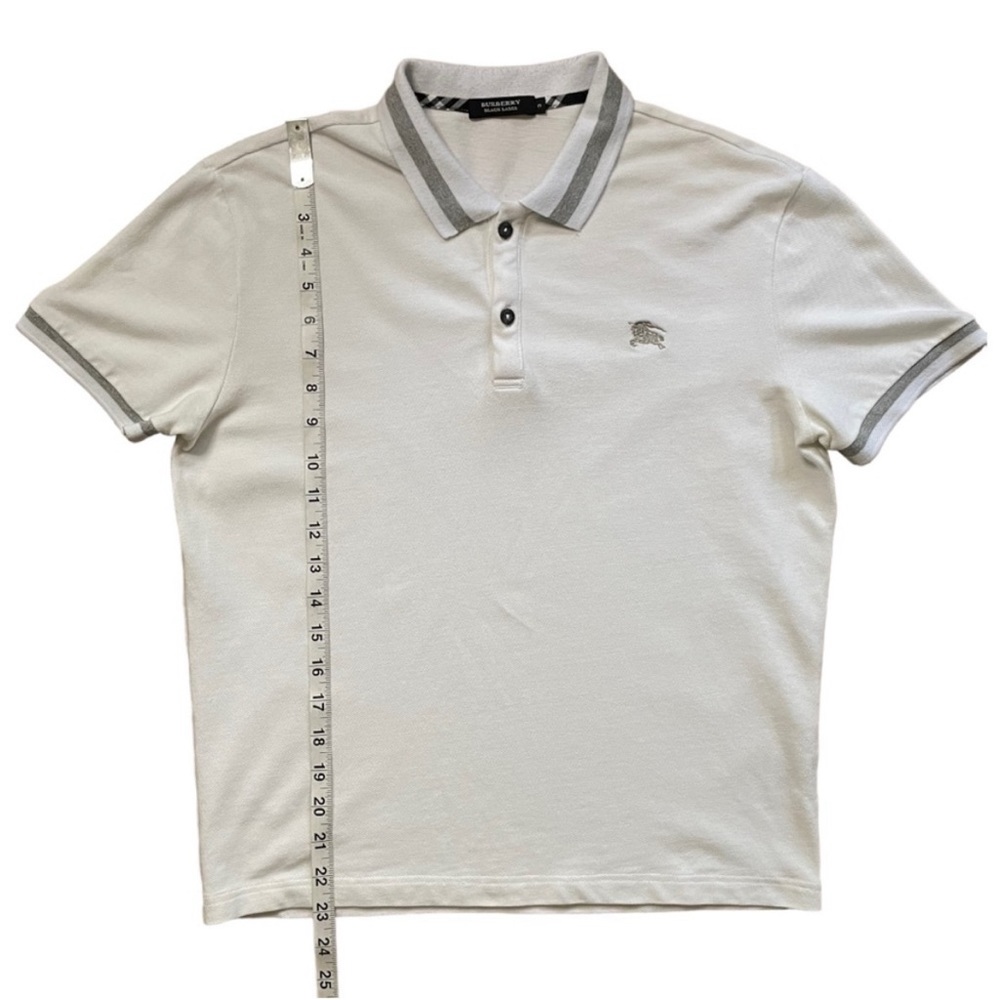Black Label Burberry Polo Shirt (3) - Picture 3 of 6